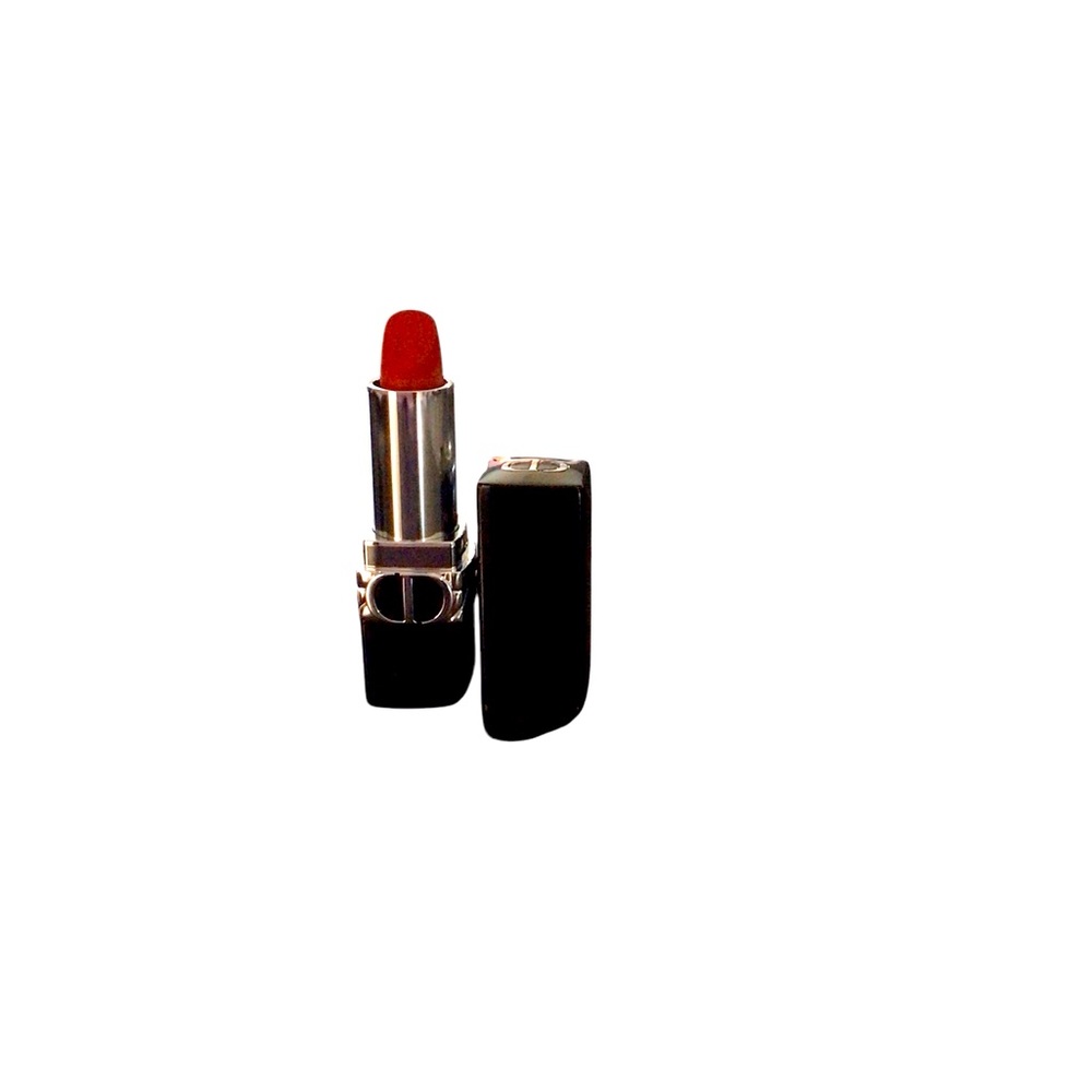 Dior Rouge Dior Lipstick in shade 999 (red) with velvet finish